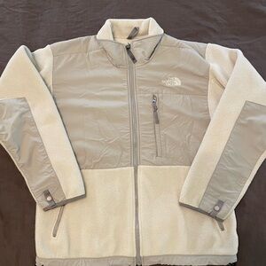 The North Face Women’s Light Gray and Cream Performance Jacket